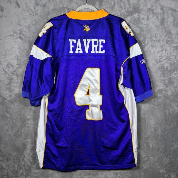 Favre Minnesota Vikings Jersey Reebok On Field Size 54 - Picture 2 of 6